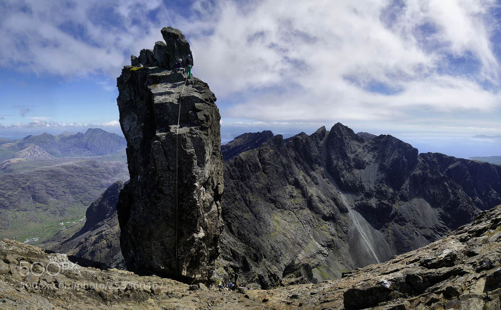 Sony a6000 sample photo. Climbers on sgurr dearg photography