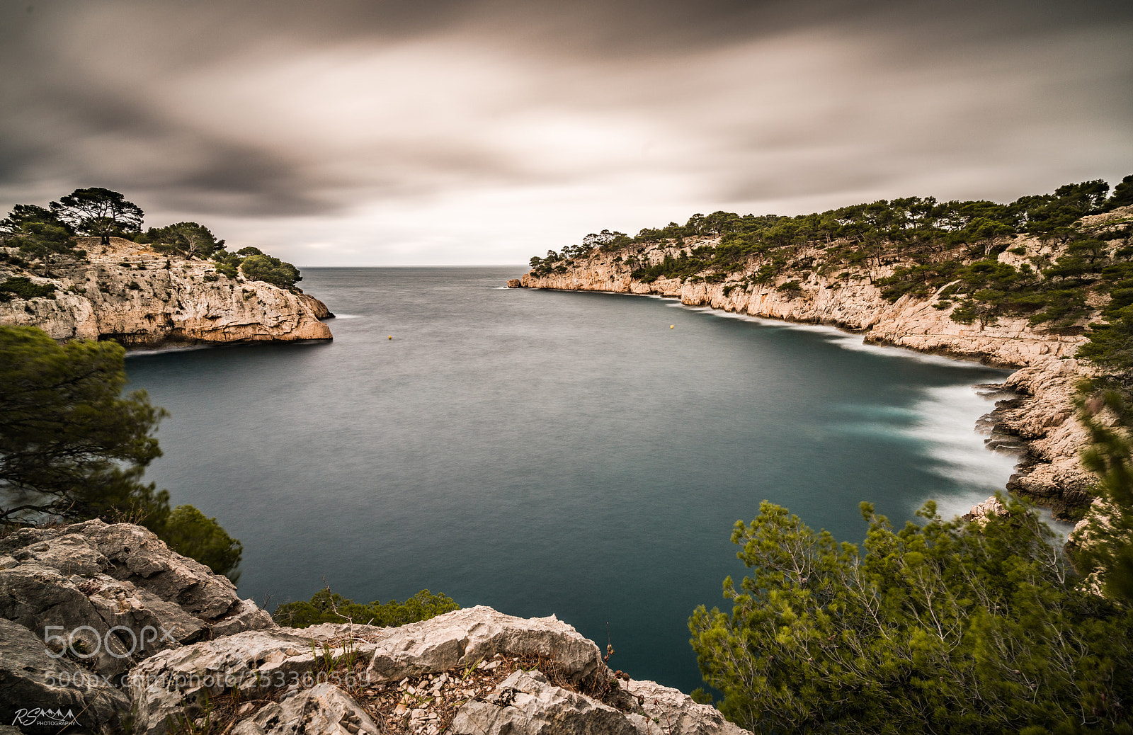Sony a7R II sample photo. Dramatic sky over calanque photography