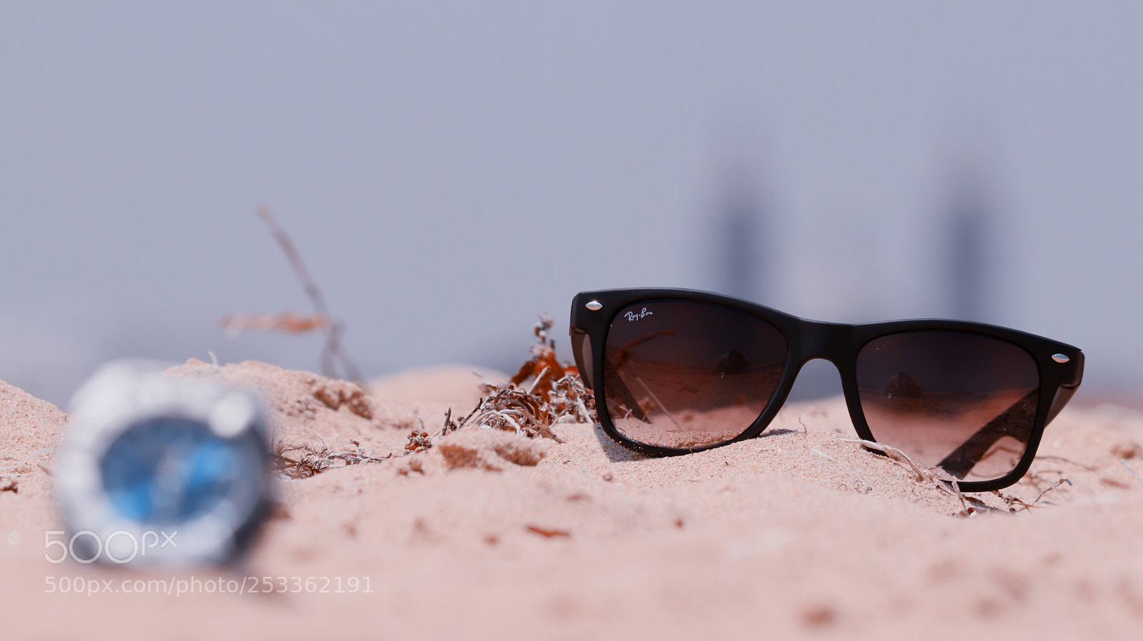 Canon EOS 200D (EOS Rebel SL2 / EOS Kiss X9) sample photo. Wafer sunglasses on sandy photography
