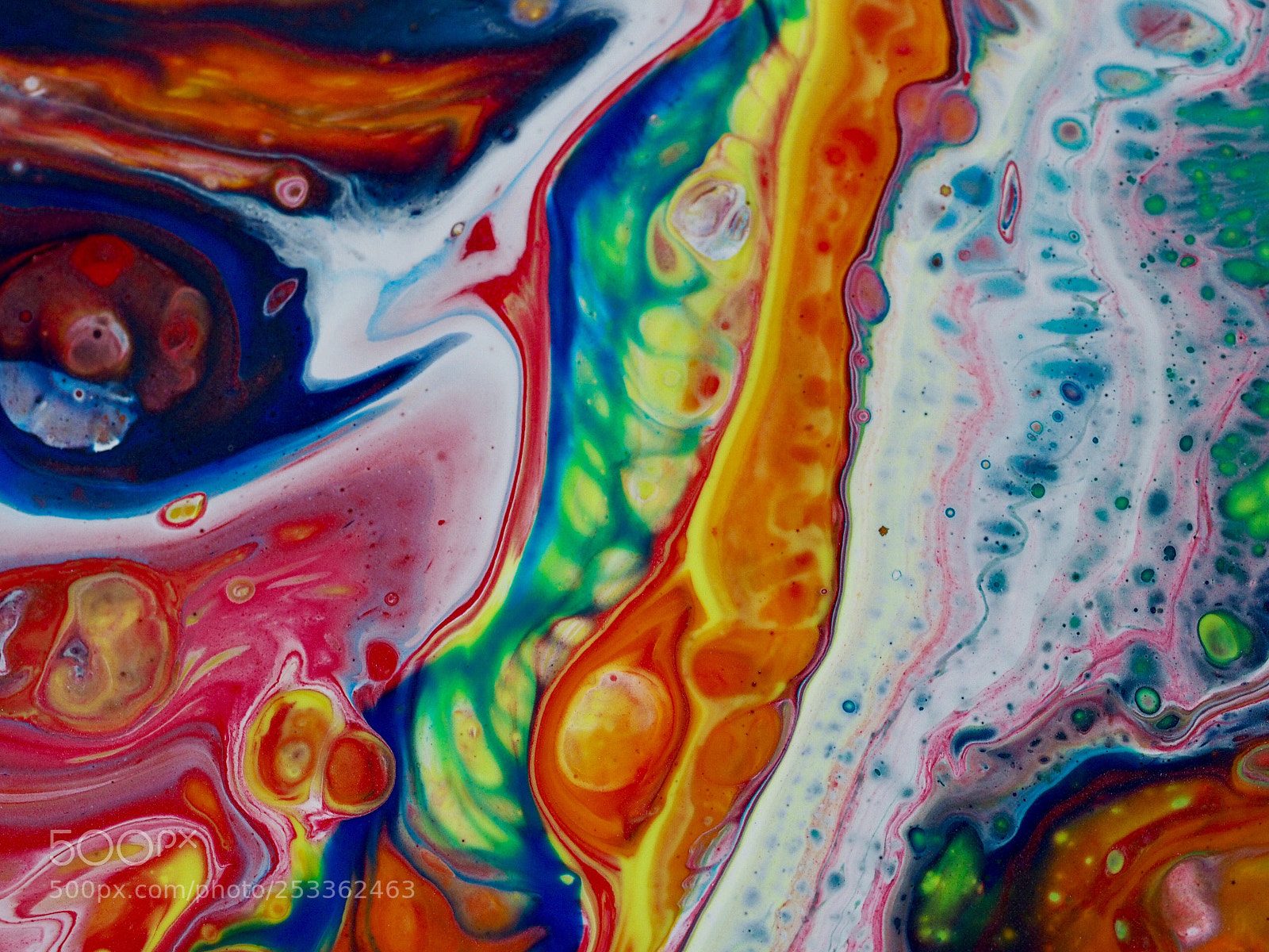 Olympus OM-D E-M1 sample photo. Beautiful acrylic paint... photography