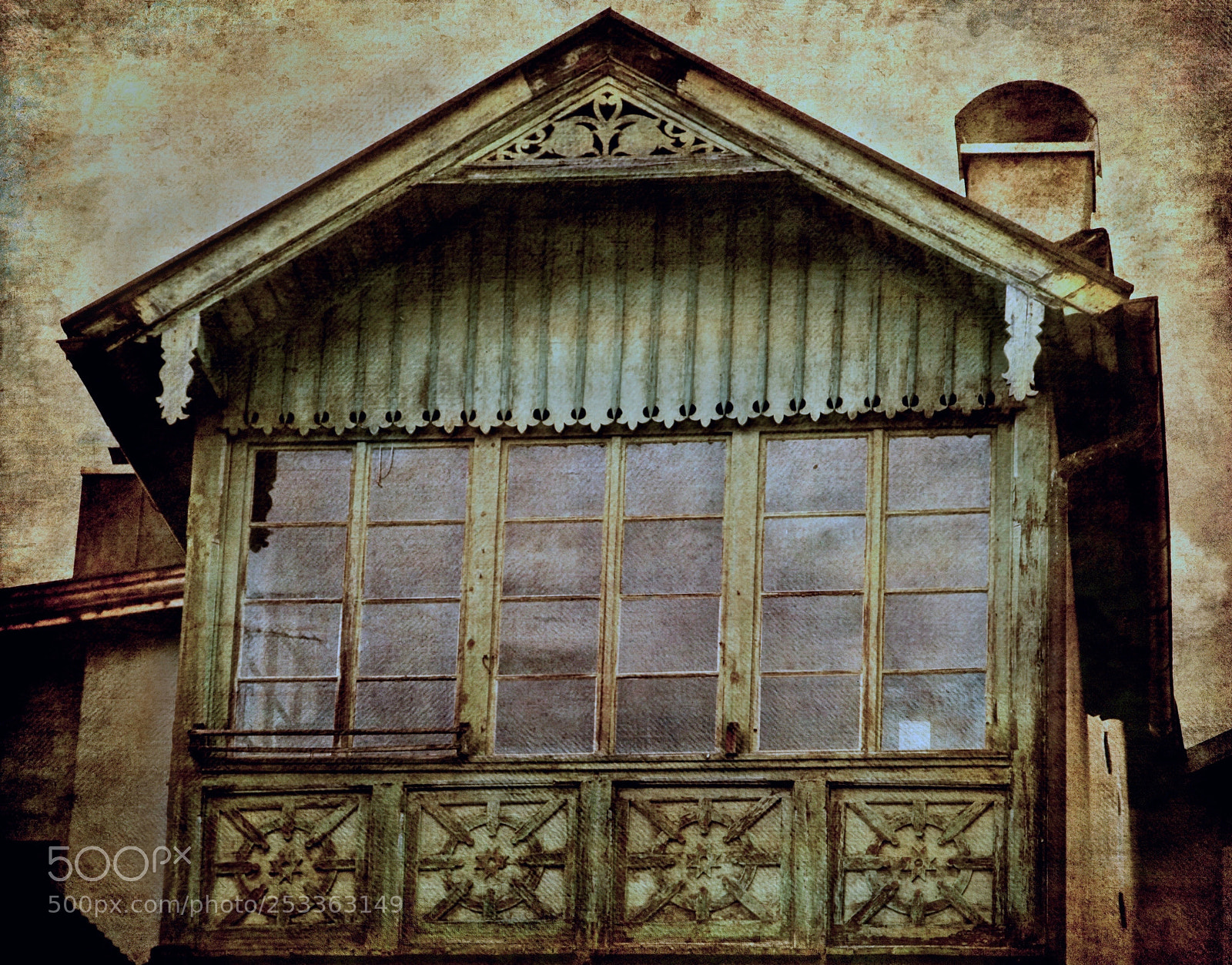 Canon EOS 5D Mark II sample photo. The old wooden house photography