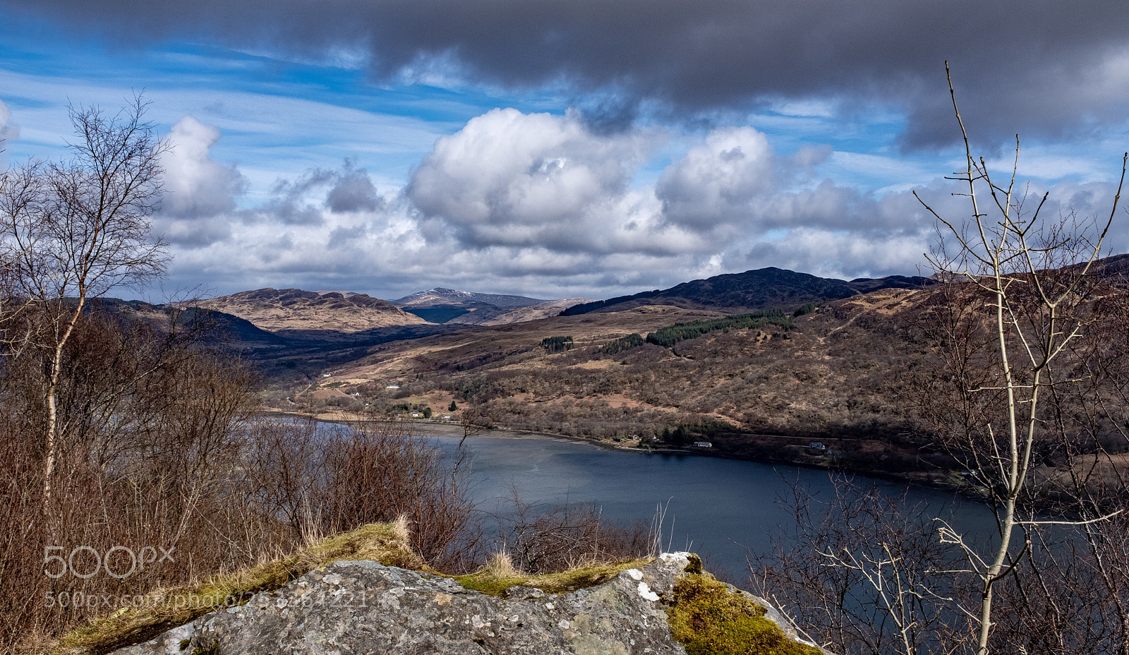 Fujifilm X100F sample photo. Clouds over the loch photography