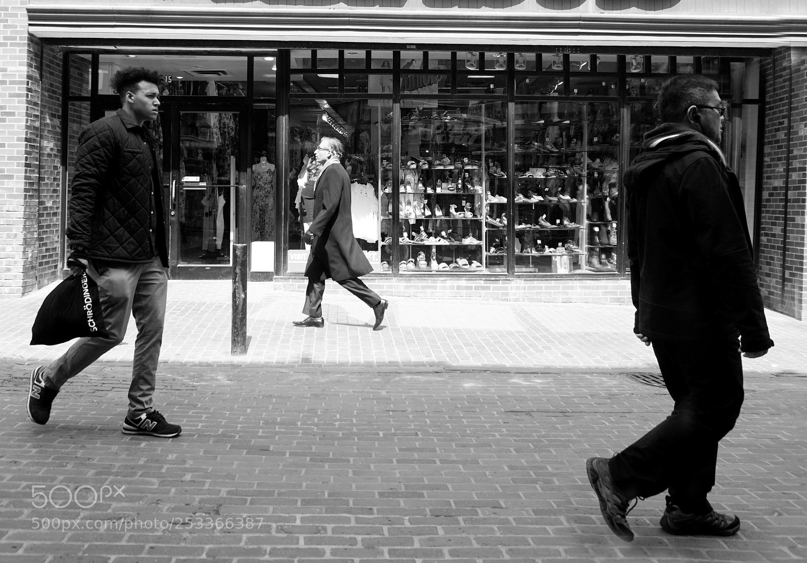 Sony a6500 sample photo. Walkers on winter st photography