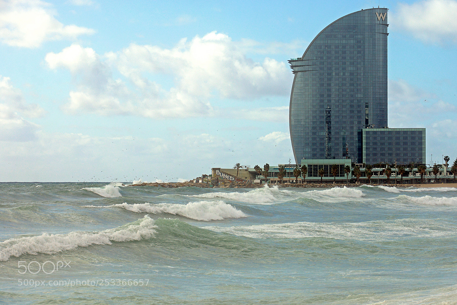 Nikon D7100 sample photo. Hotel w - barcelona photography
