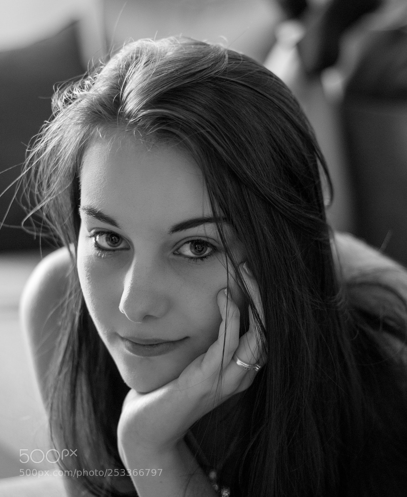 Canon EOS 70D sample photo. B&w lying kim photography
