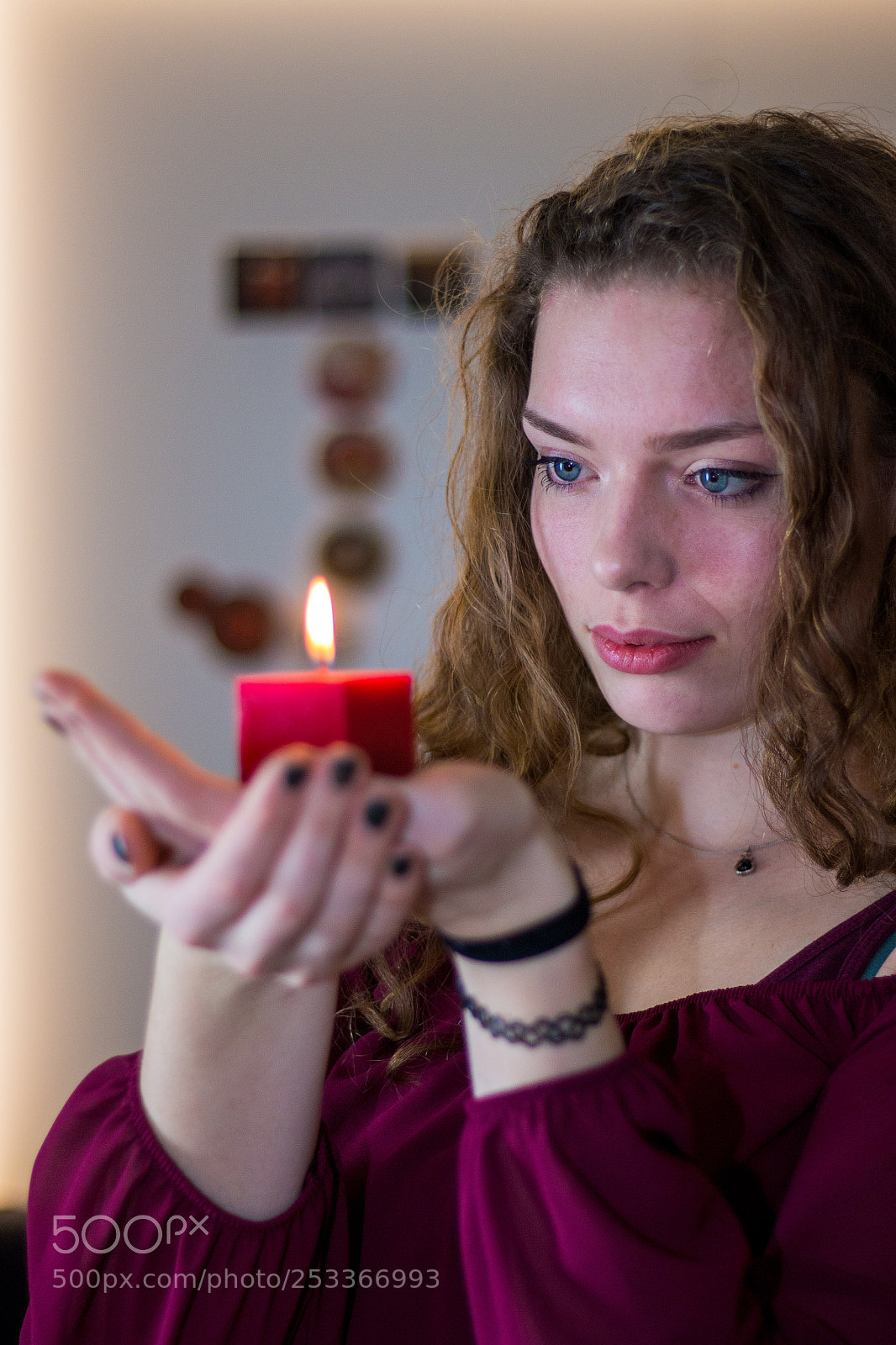 Canon EOS 70D sample photo. Sophia candle photography