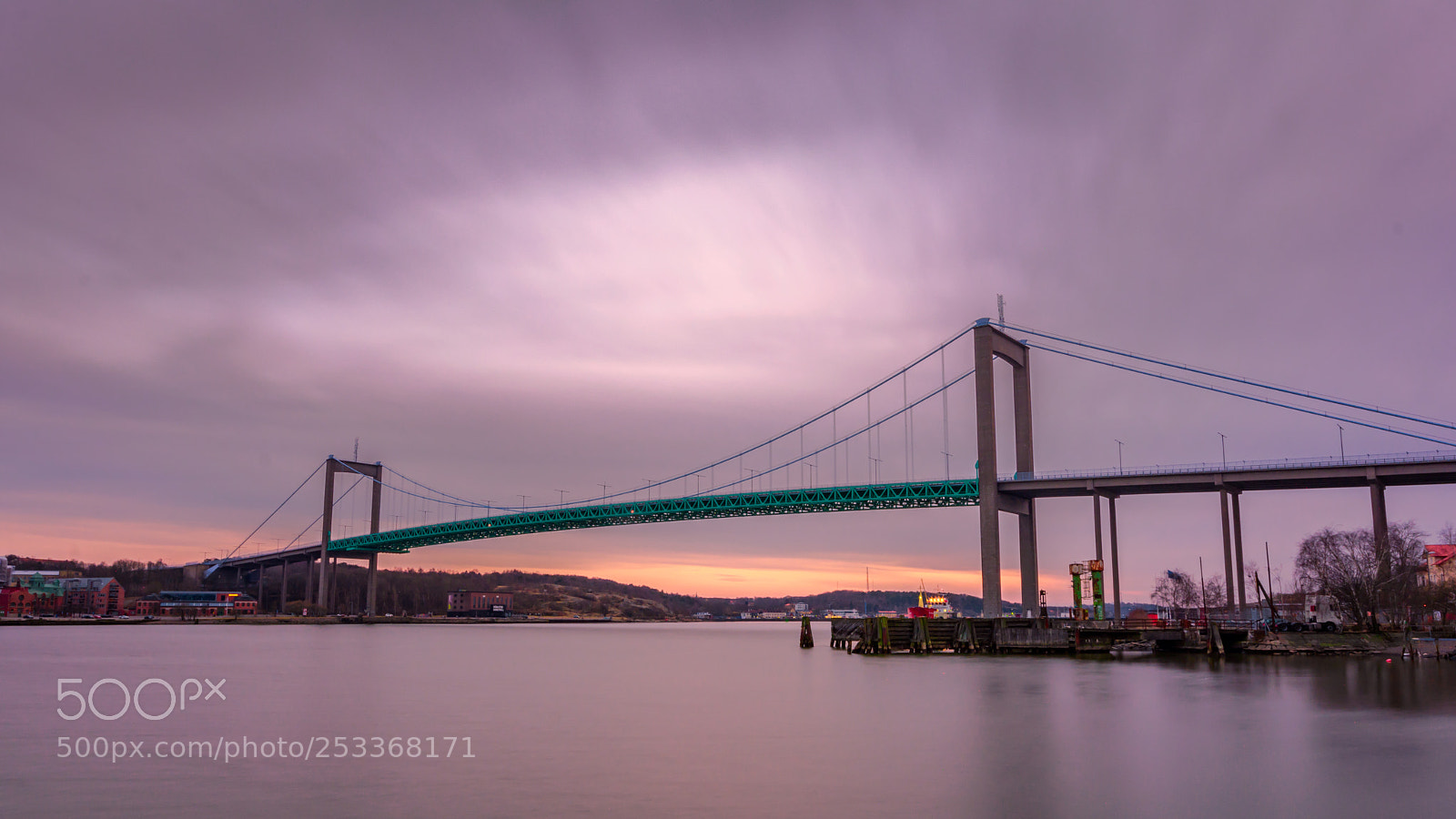Nikon D5200 sample photo. Suspension bridge at gothenburg photography