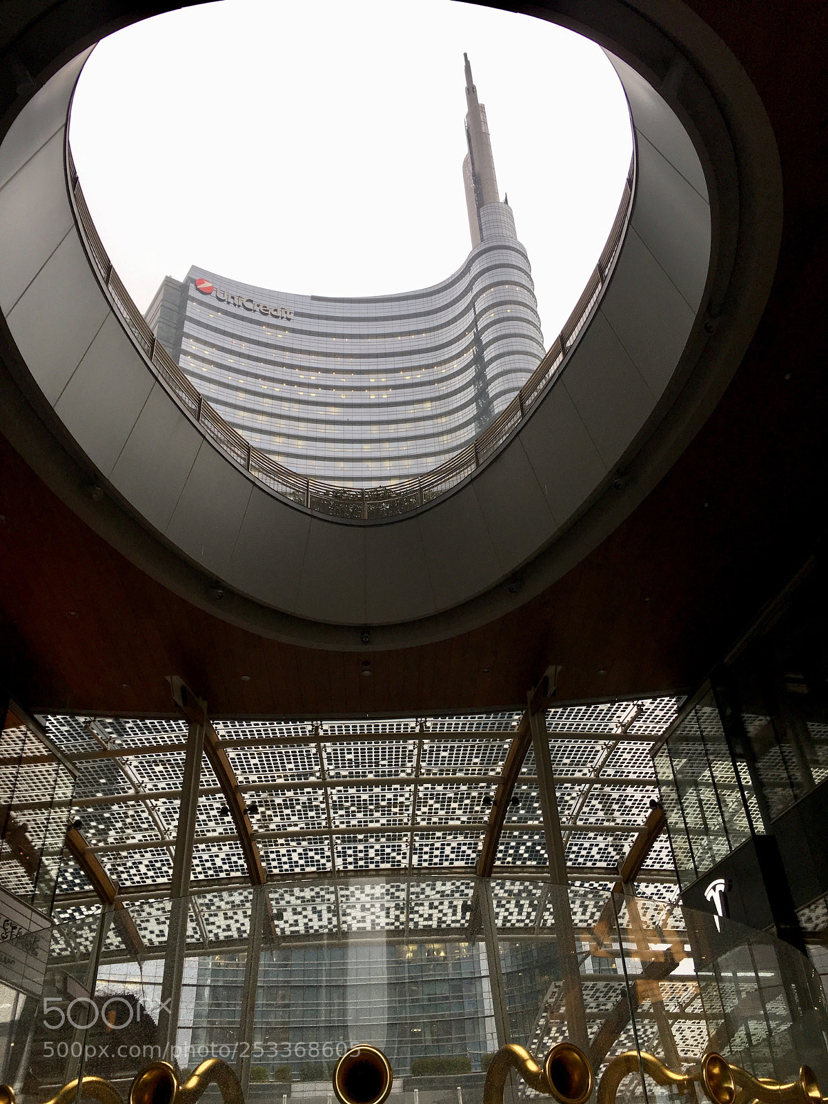 Apple iPhone 6s sample photo. Unicredit tower  photography