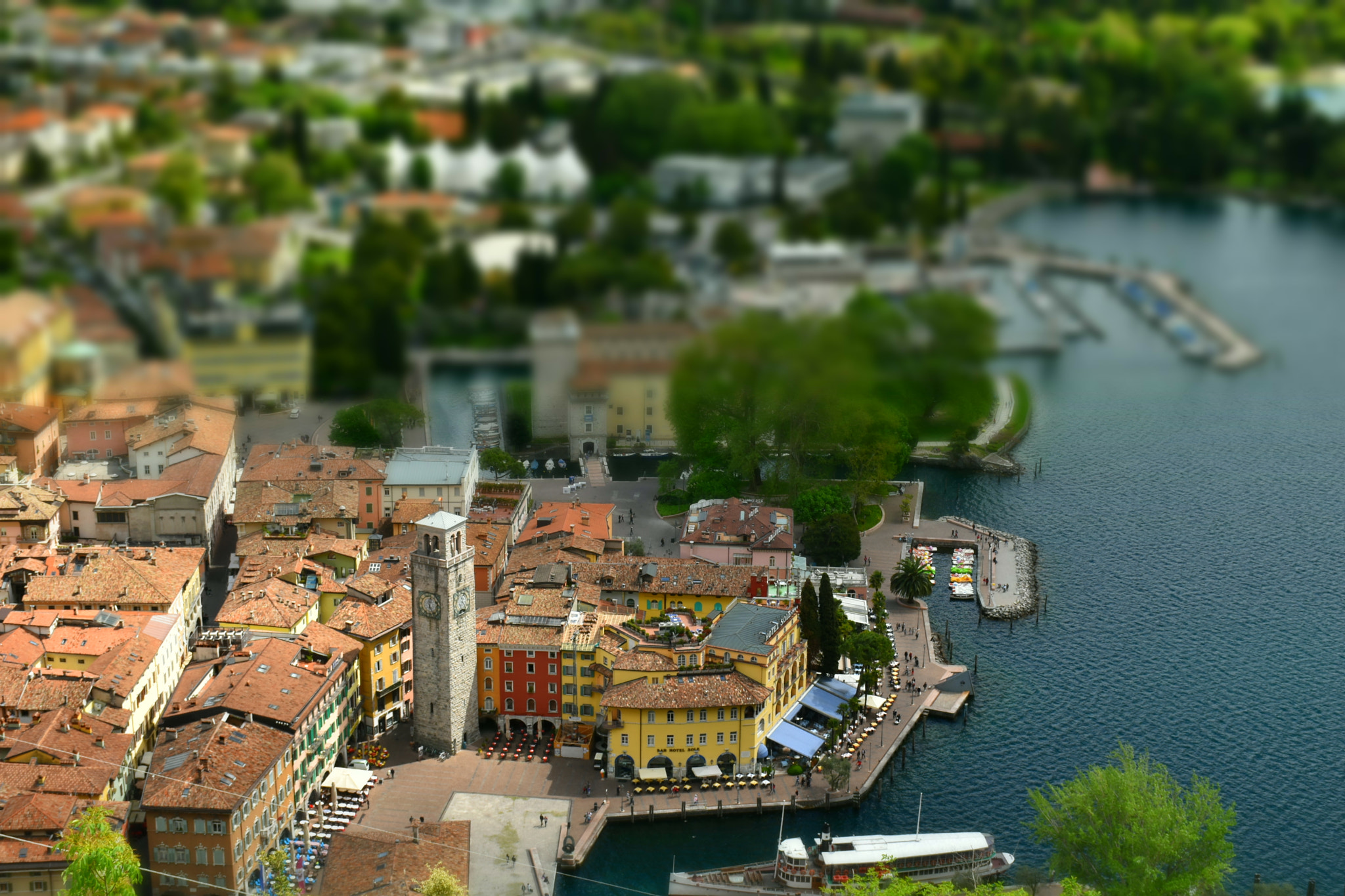 Nikon D5500 sample photo. Riva del garda miniatur photography