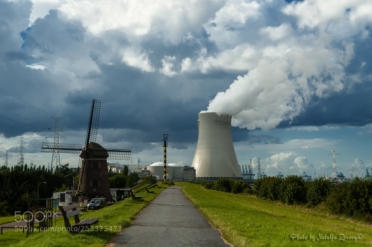 Nikon D5000 sample photo. Kerncentrale doel photography