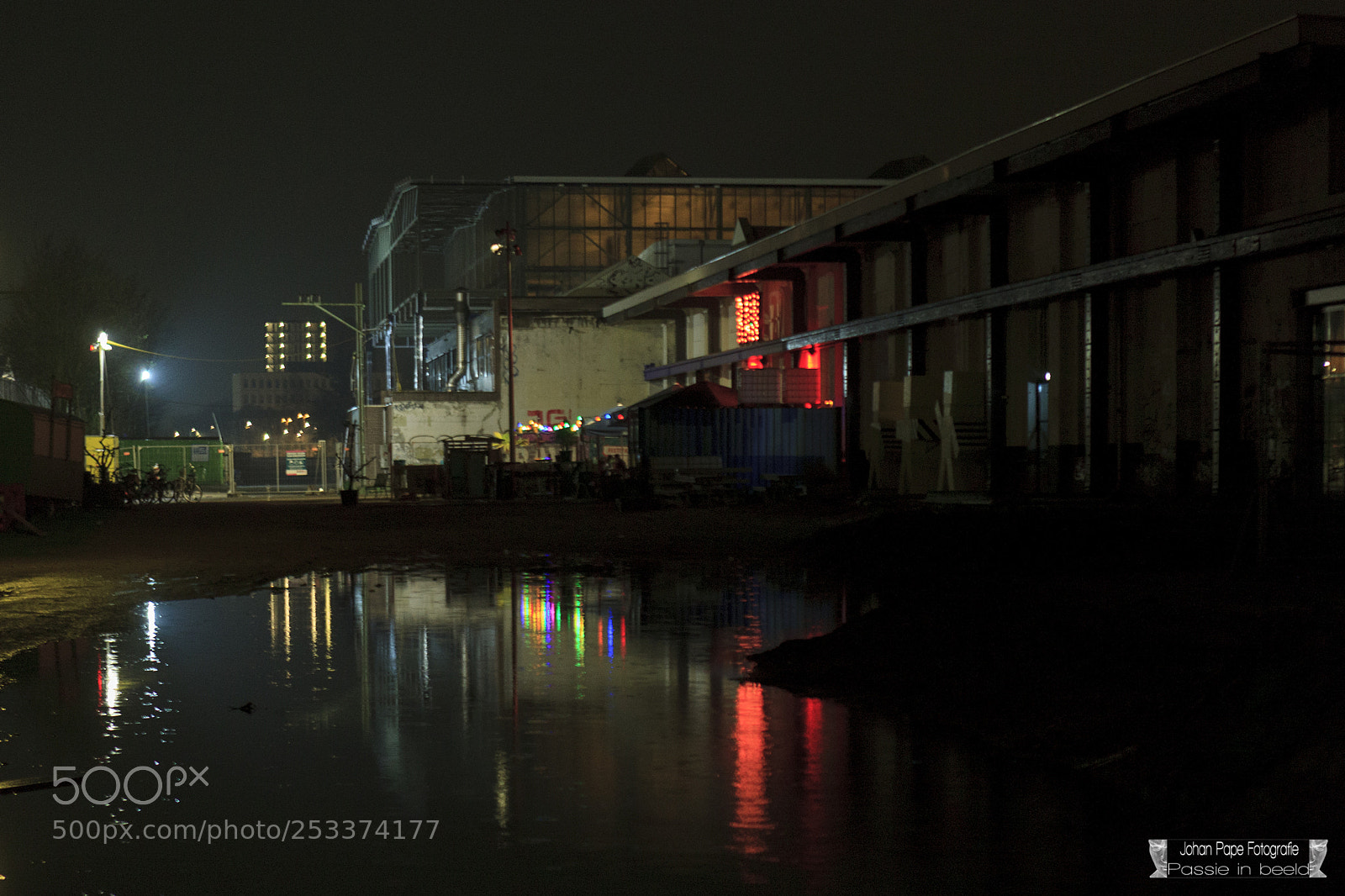 Canon EOS 5D Mark II sample photo. Spoorzone at night photography