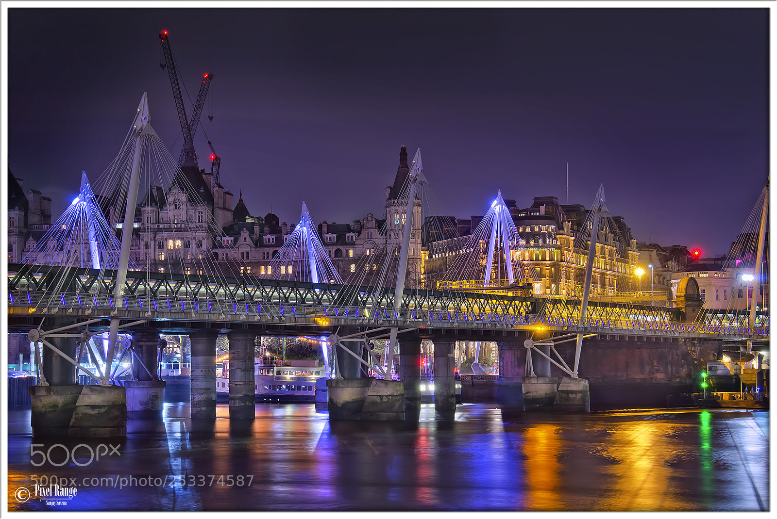 Nikon D7000 sample photo. Golden jubilee bridge photography