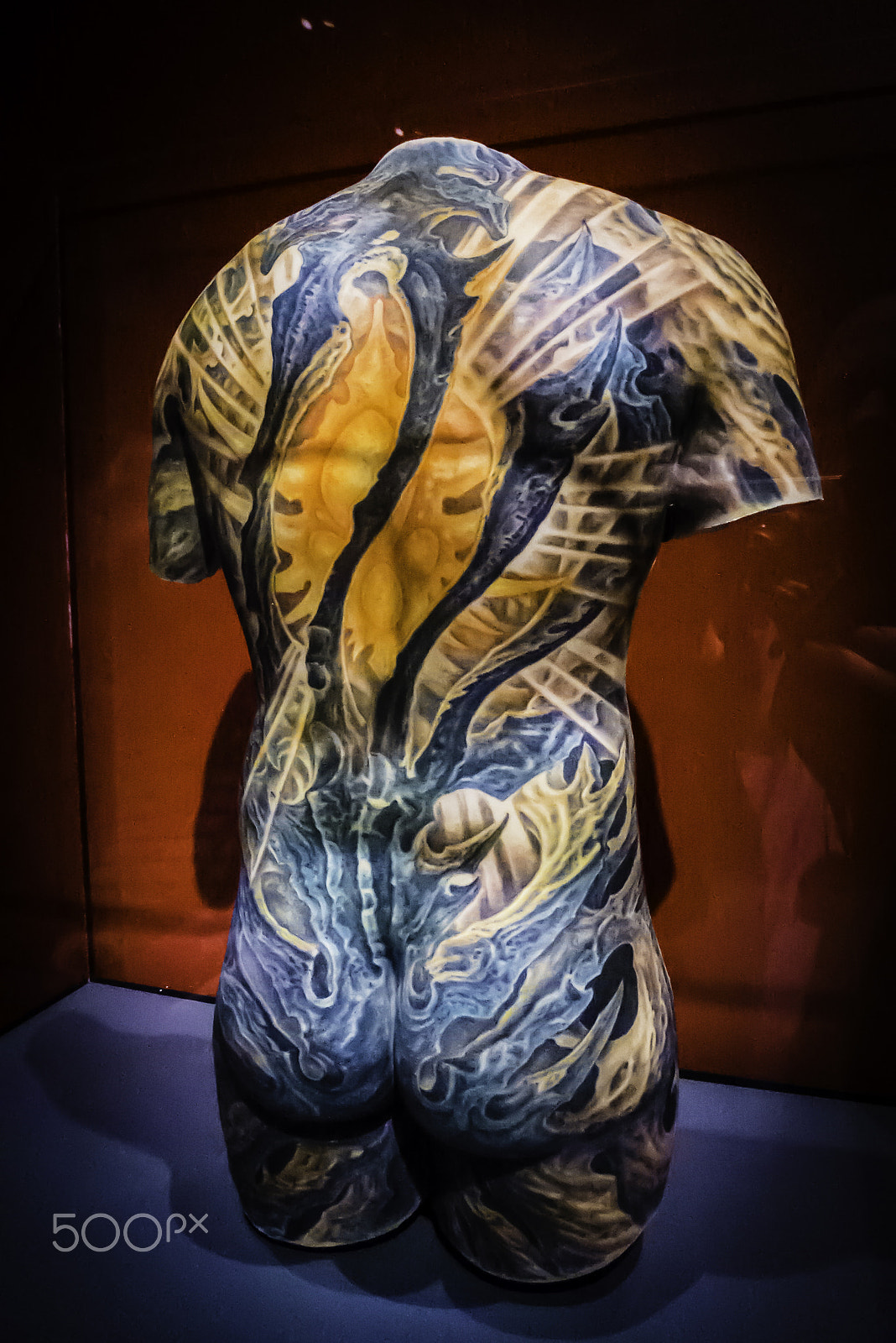 Leica D-Lux 6 sample photo. Tattoed torso photography