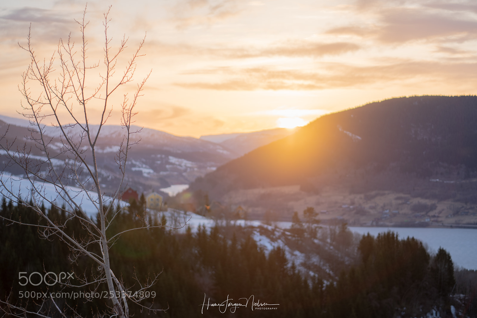 Sony a7R II sample photo. Spring sunset photography