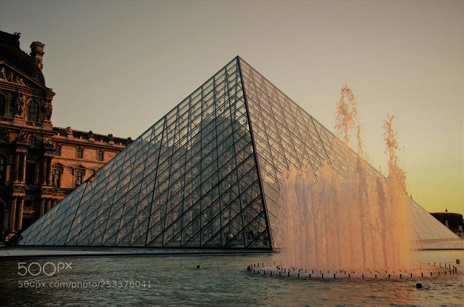 Nikon D7000 sample photo. Louvre at sunset... photography