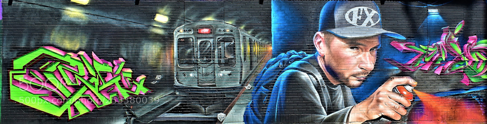 Nikon D3400 sample photo. Street art san antonio photography