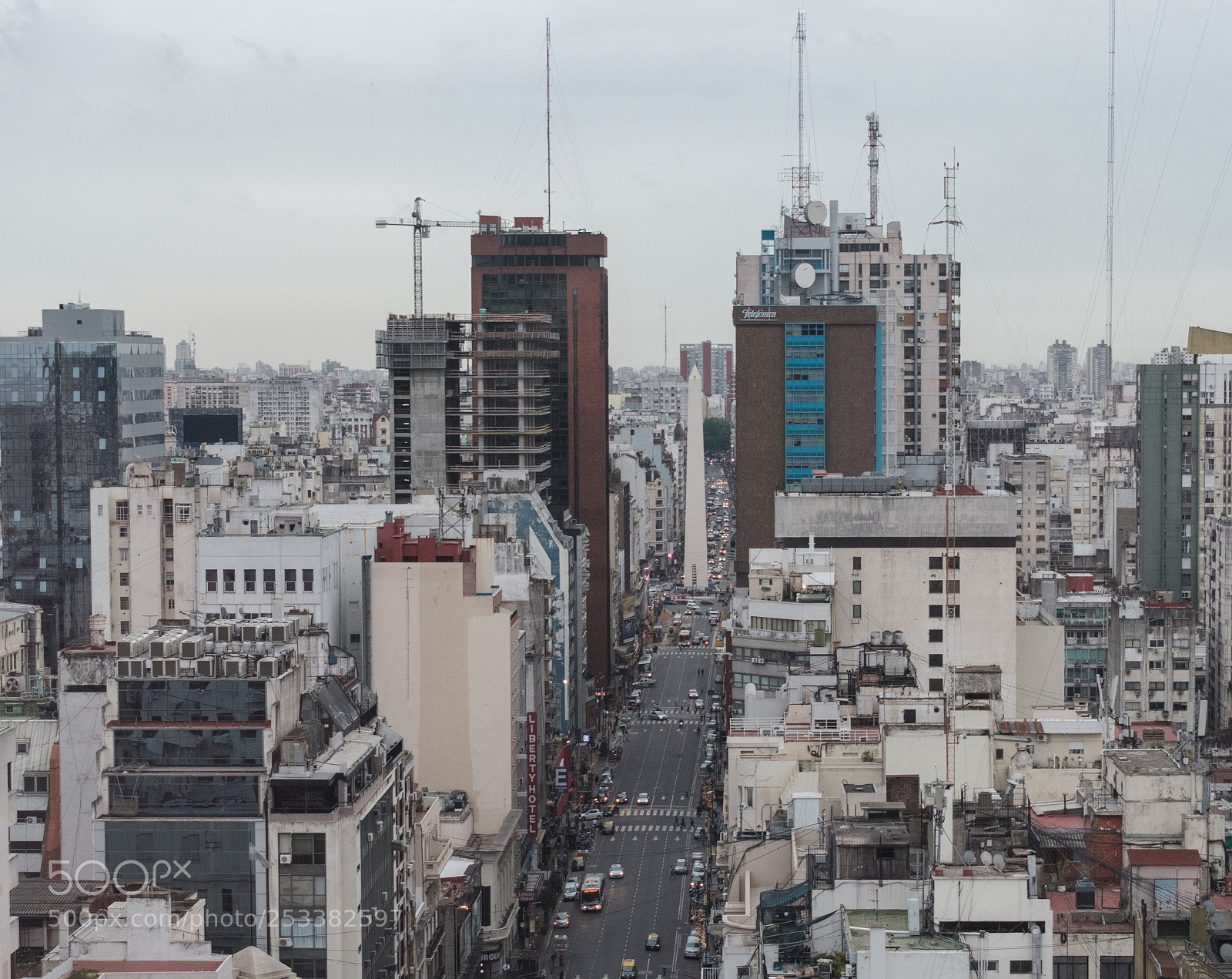 Nikon D3400 sample photo. Obelisco desde las alturas photography