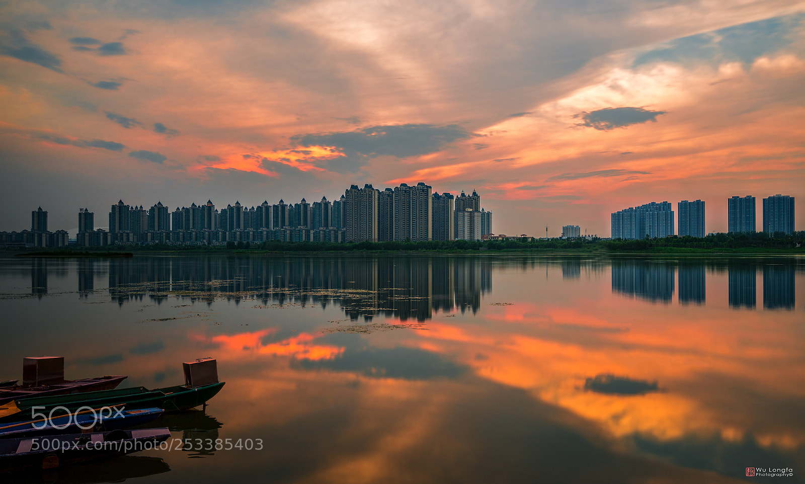 Sony a7 II sample photo. Luohe sunset photography