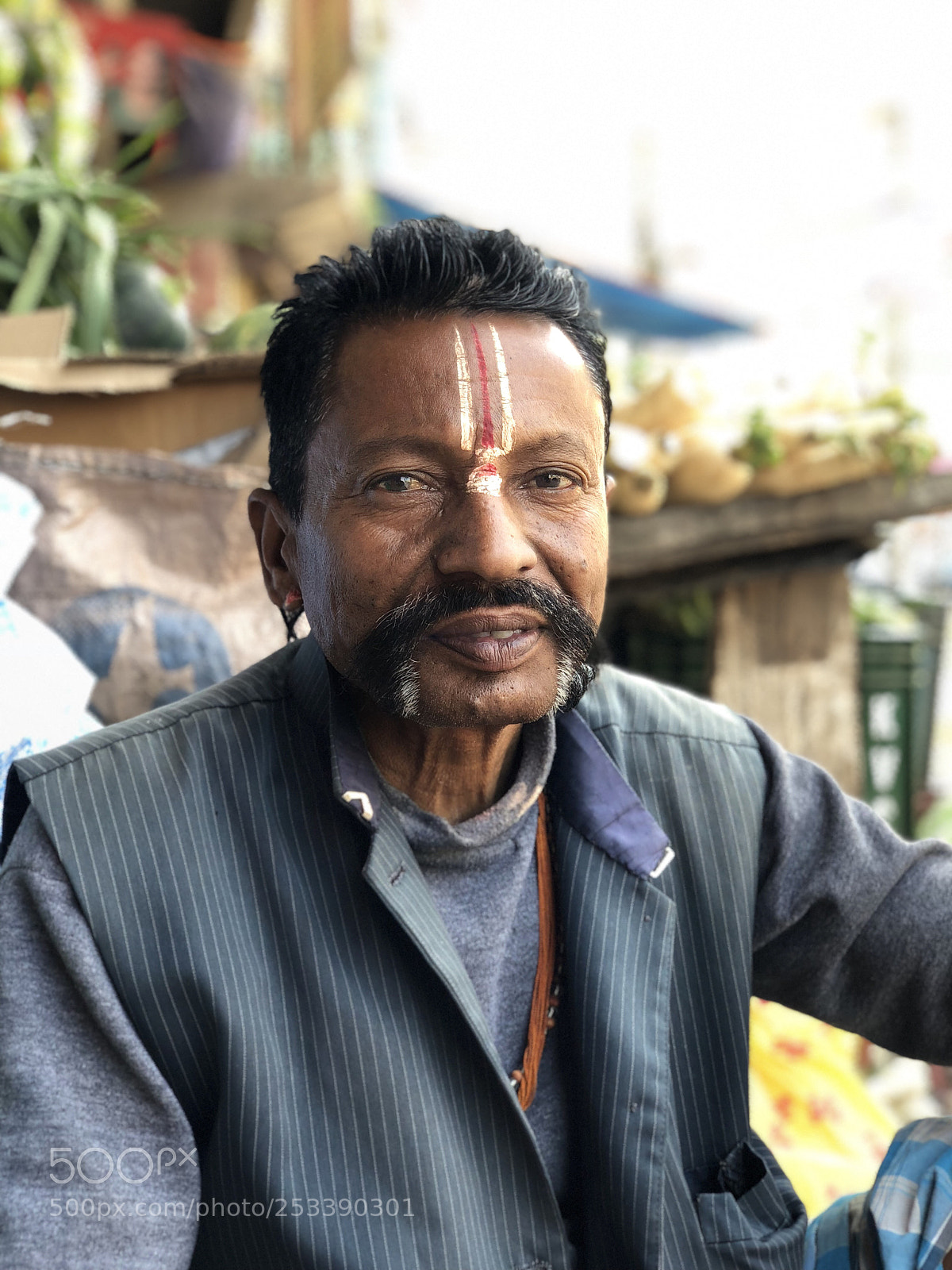 Apple iPhone X sample photo. A nepali man photography