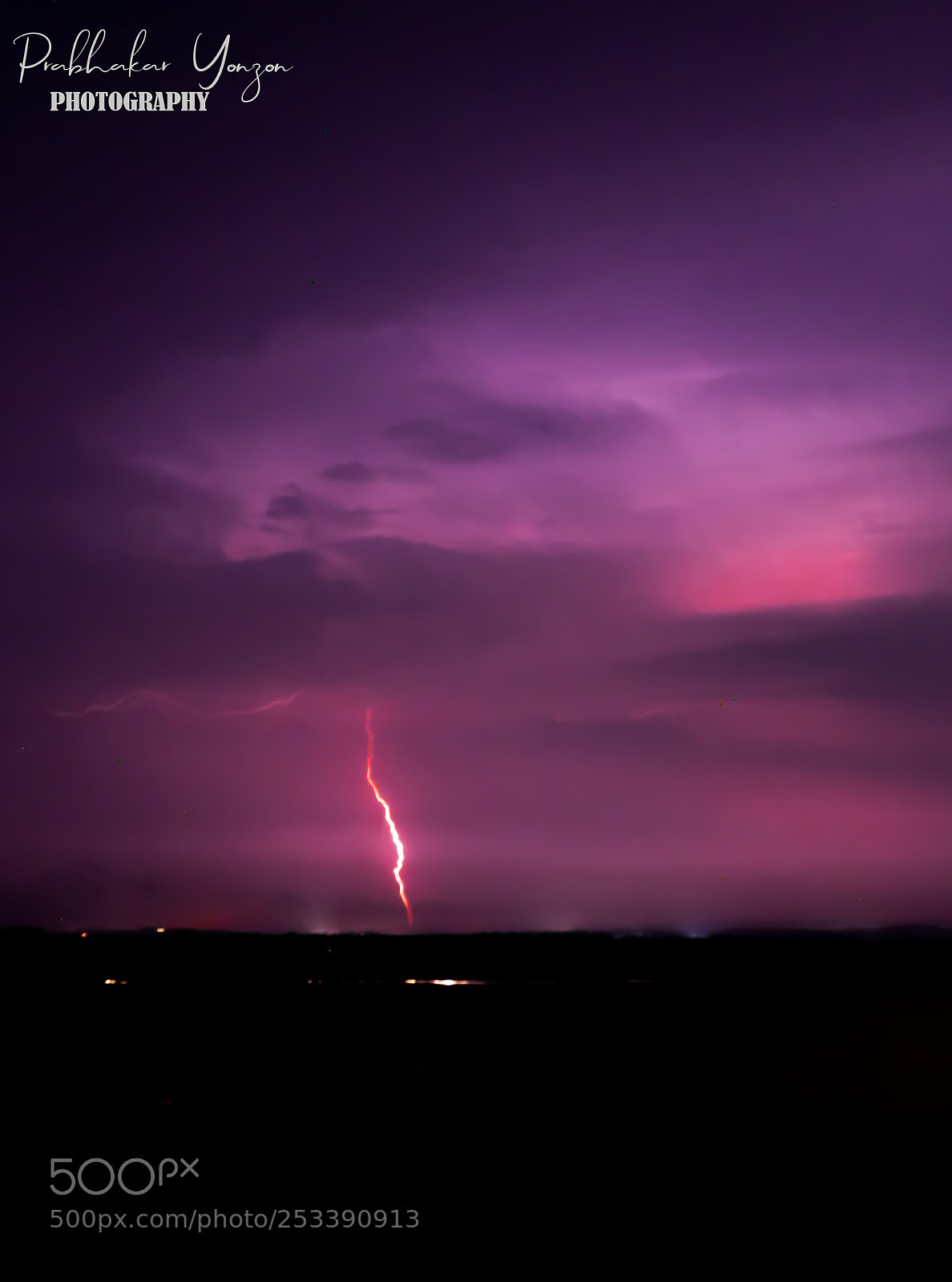Canon EOS 200D (EOS Rebel SL2 / EOS Kiss X9) sample photo. Lightening in the night photography