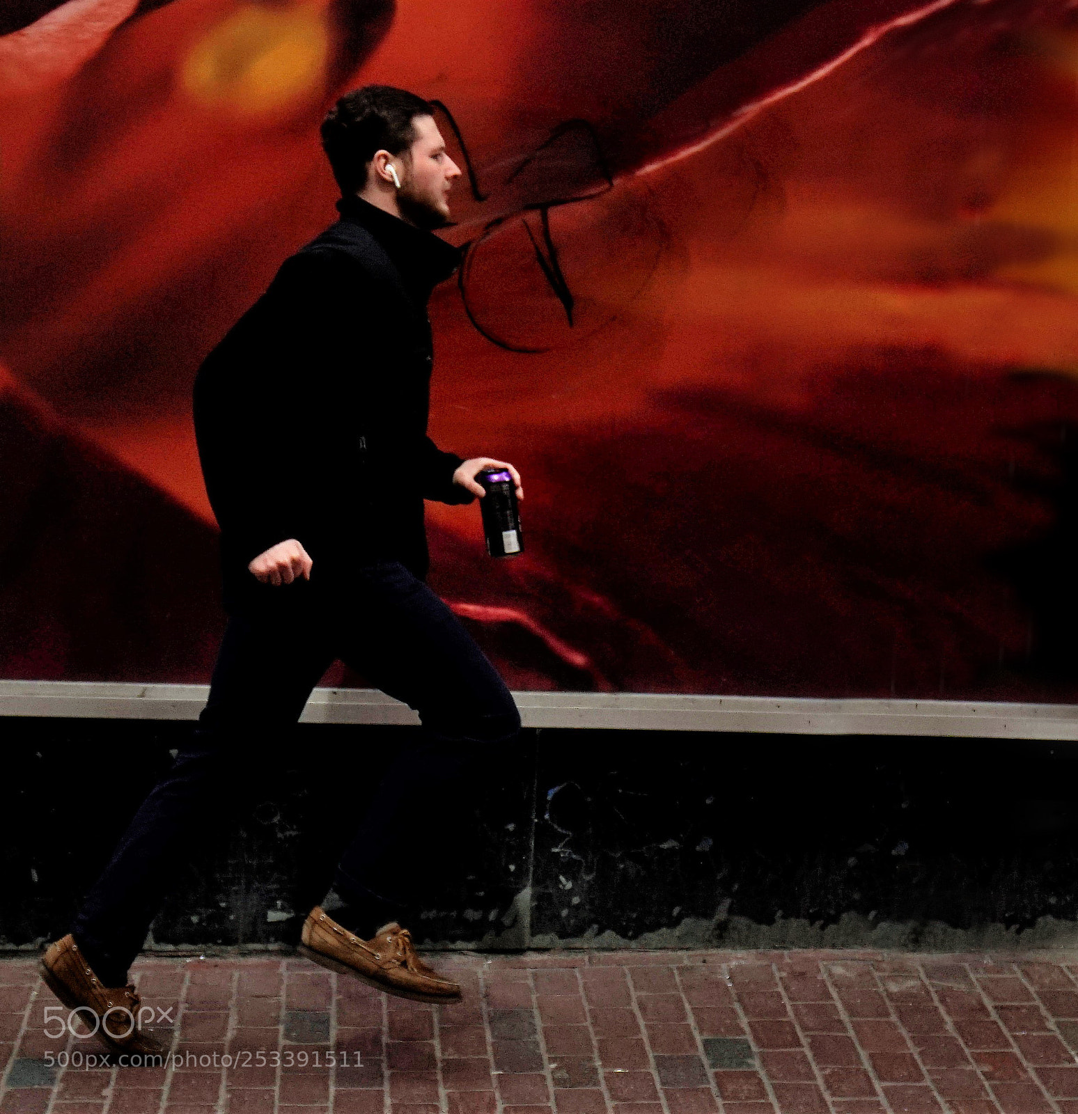 Sony a6500 sample photo. Running by a fiery photography