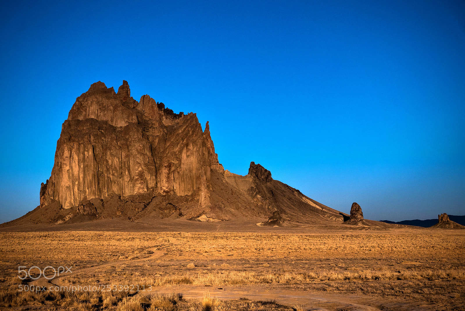 Panasonic Lumix DMC-LX100 sample photo. Shiprock sunrise photography