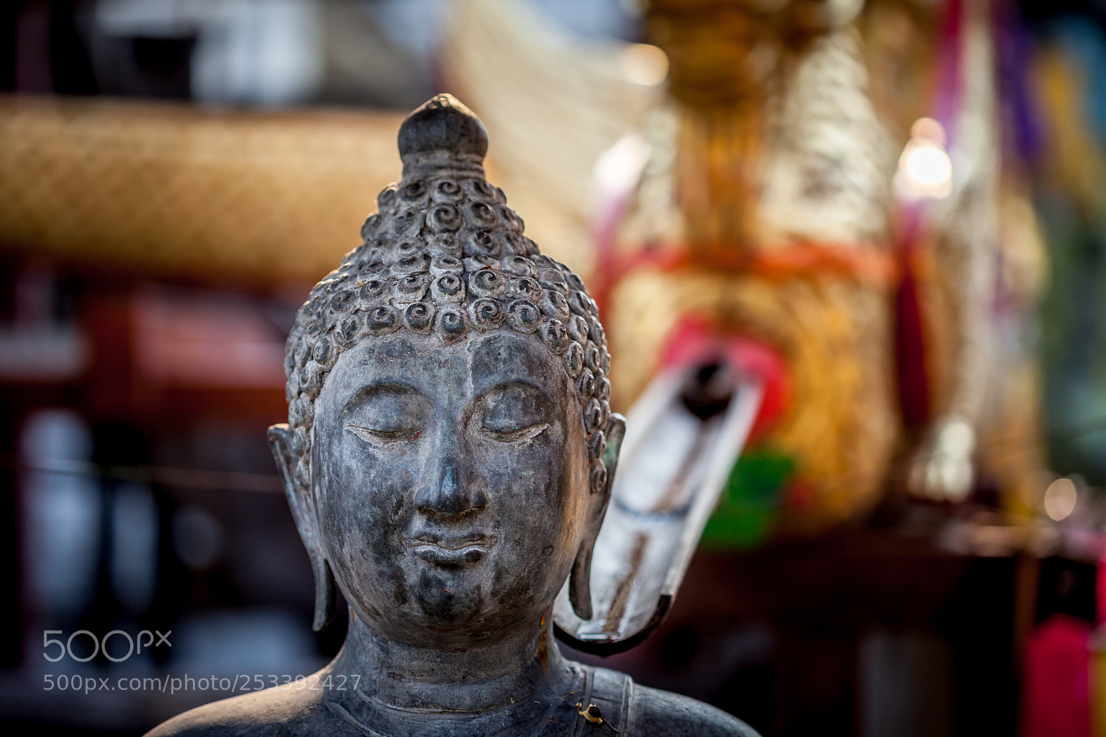 Canon EOS 5D Mark II sample photo. Buddha statue photography