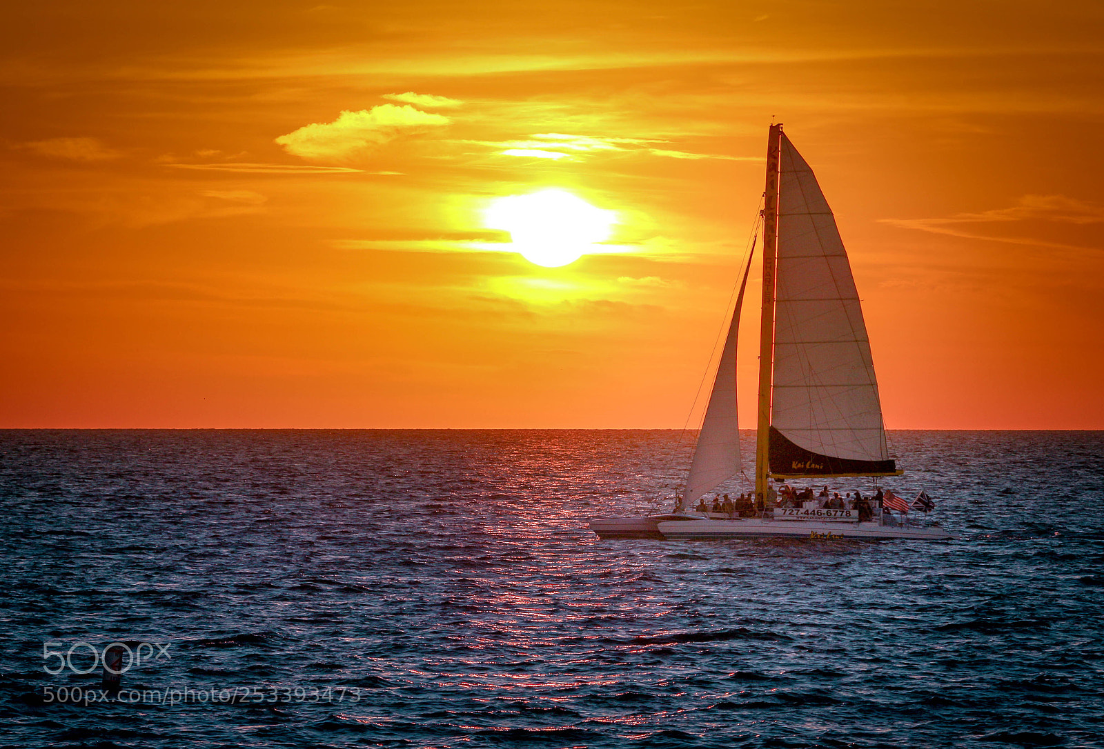 Canon EOS 700D (EOS Rebel T5i / EOS Kiss X7i) sample photo. Clearwater beach sunset photography