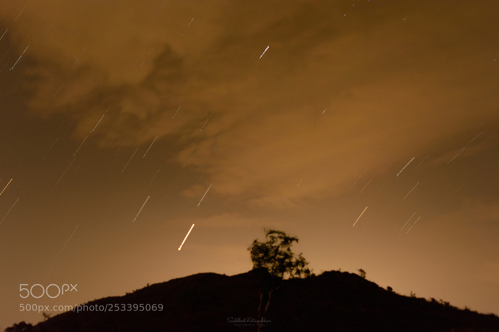 Nikon D5200 sample photo. Jupiter & star trails photography