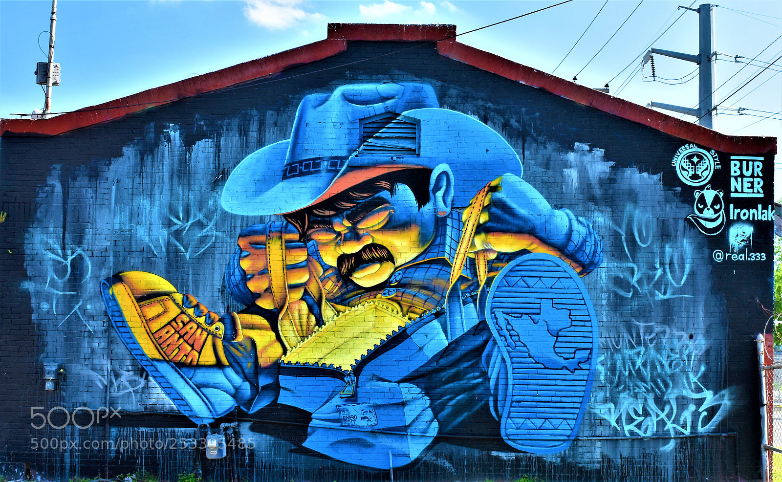 Nikon D3400 sample photo. Street art san antonio photography