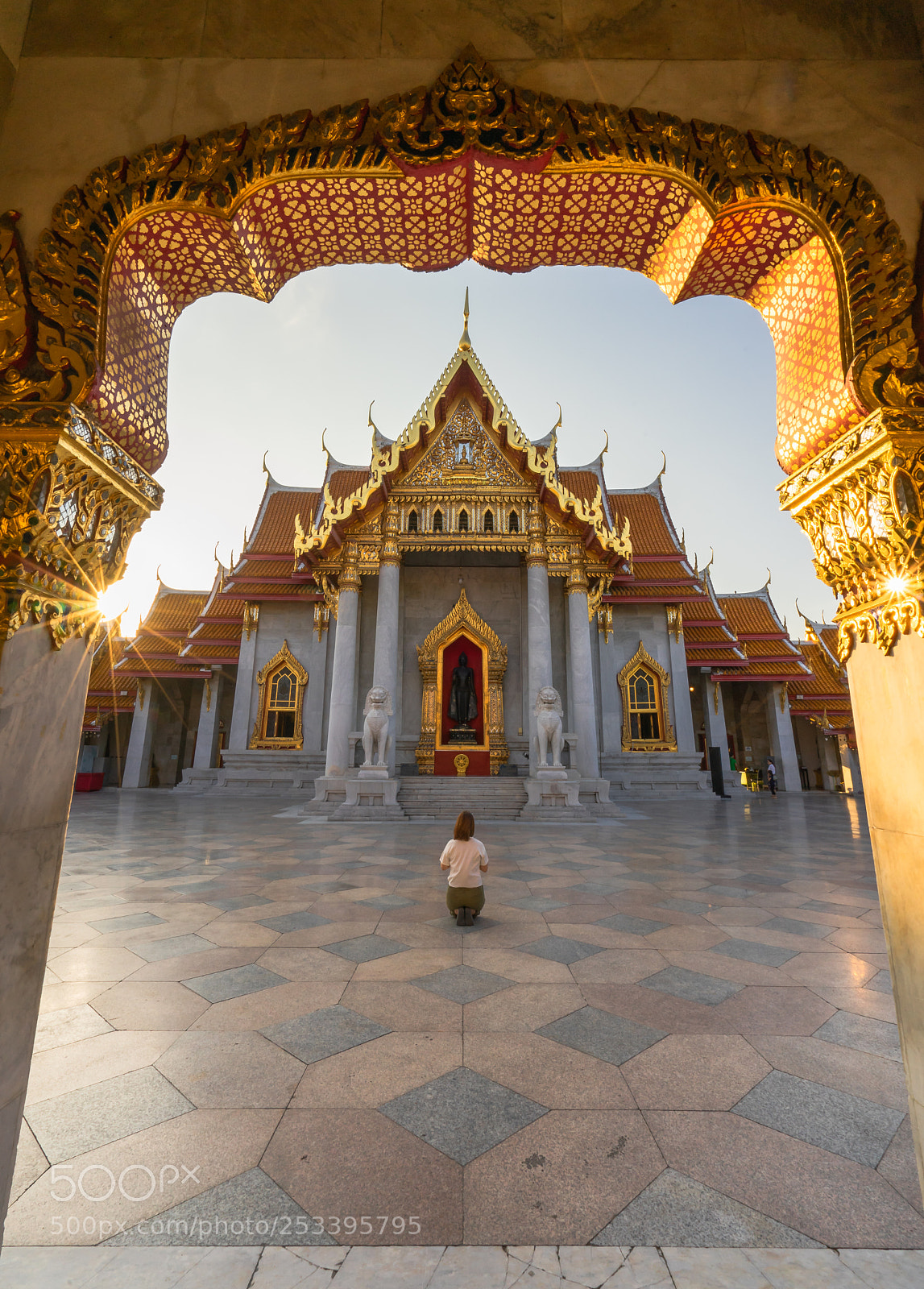 Sony a7 II sample photo. Prayer at marble temple photography