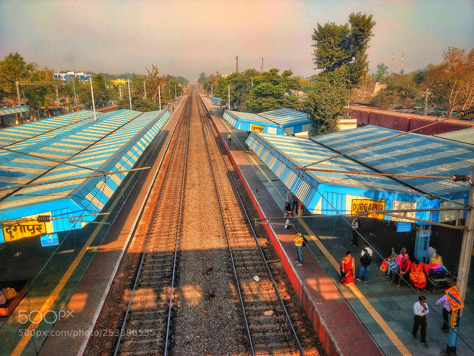 Motorola Moto G (4) sample photo. Railway station photography