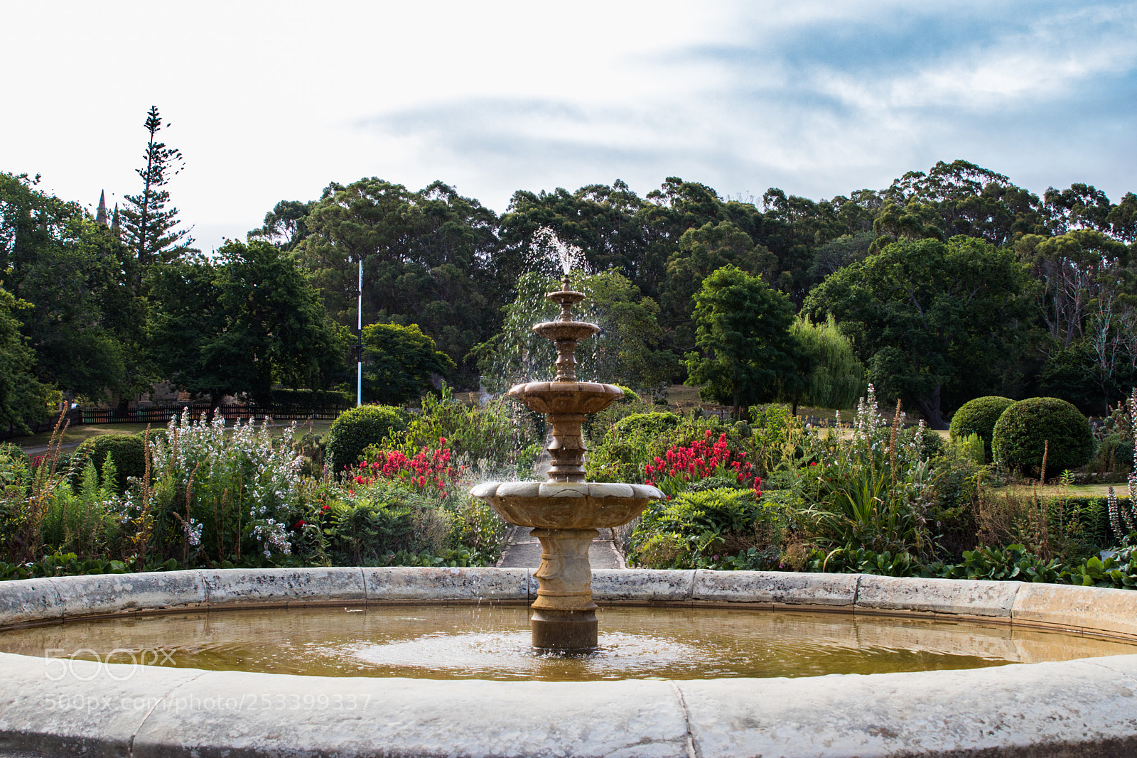 Canon EOS 80D sample photo. Port arthur fountain photography