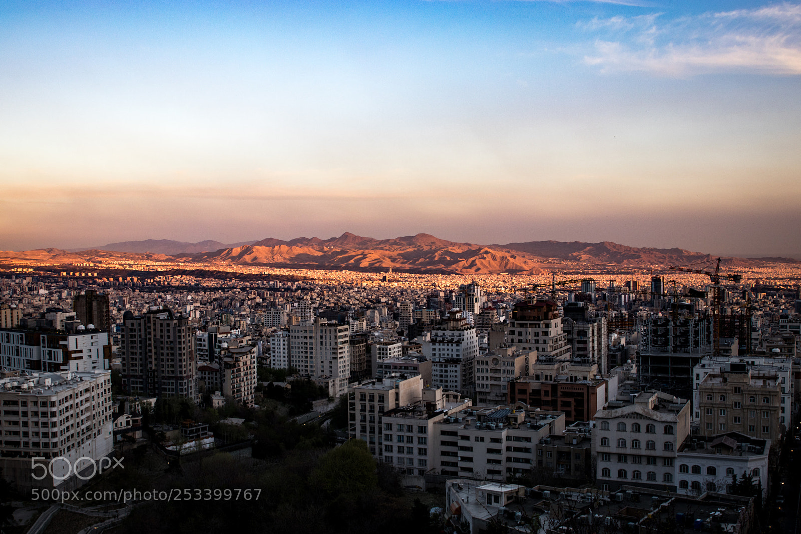 Canon EOS 80D sample photo. Tehran at sunset photography