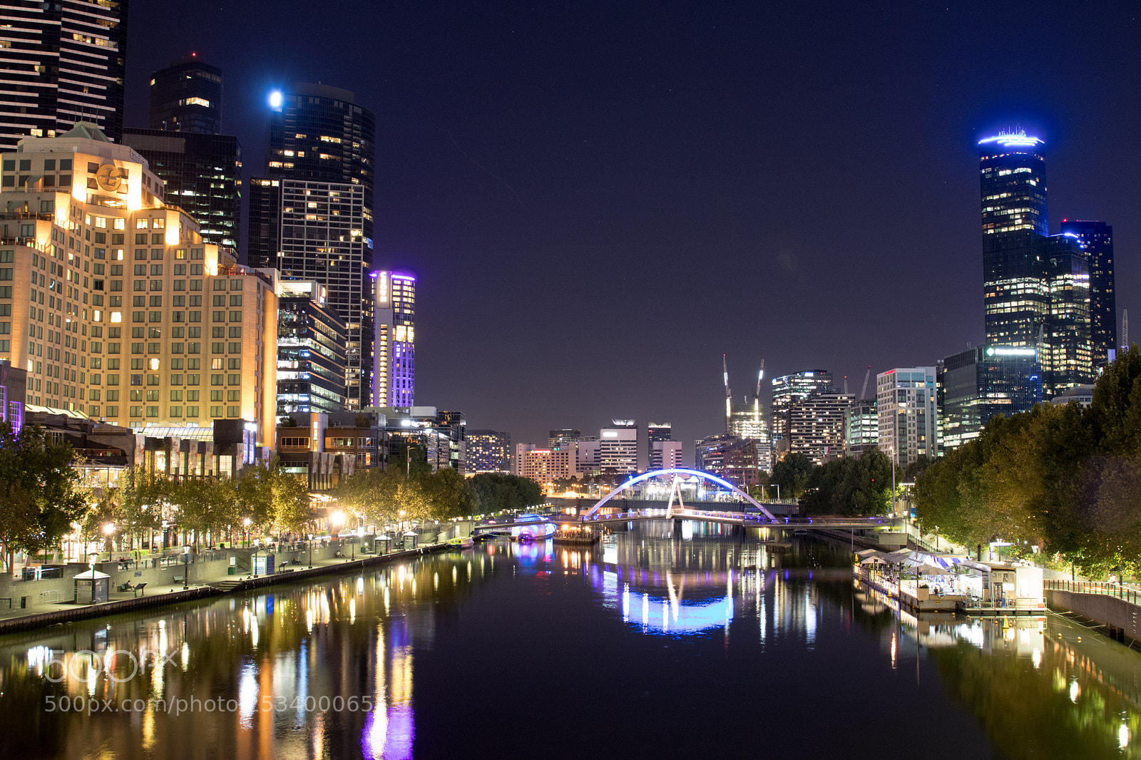 Canon EOS 80D sample photo. Melbourne at night photography