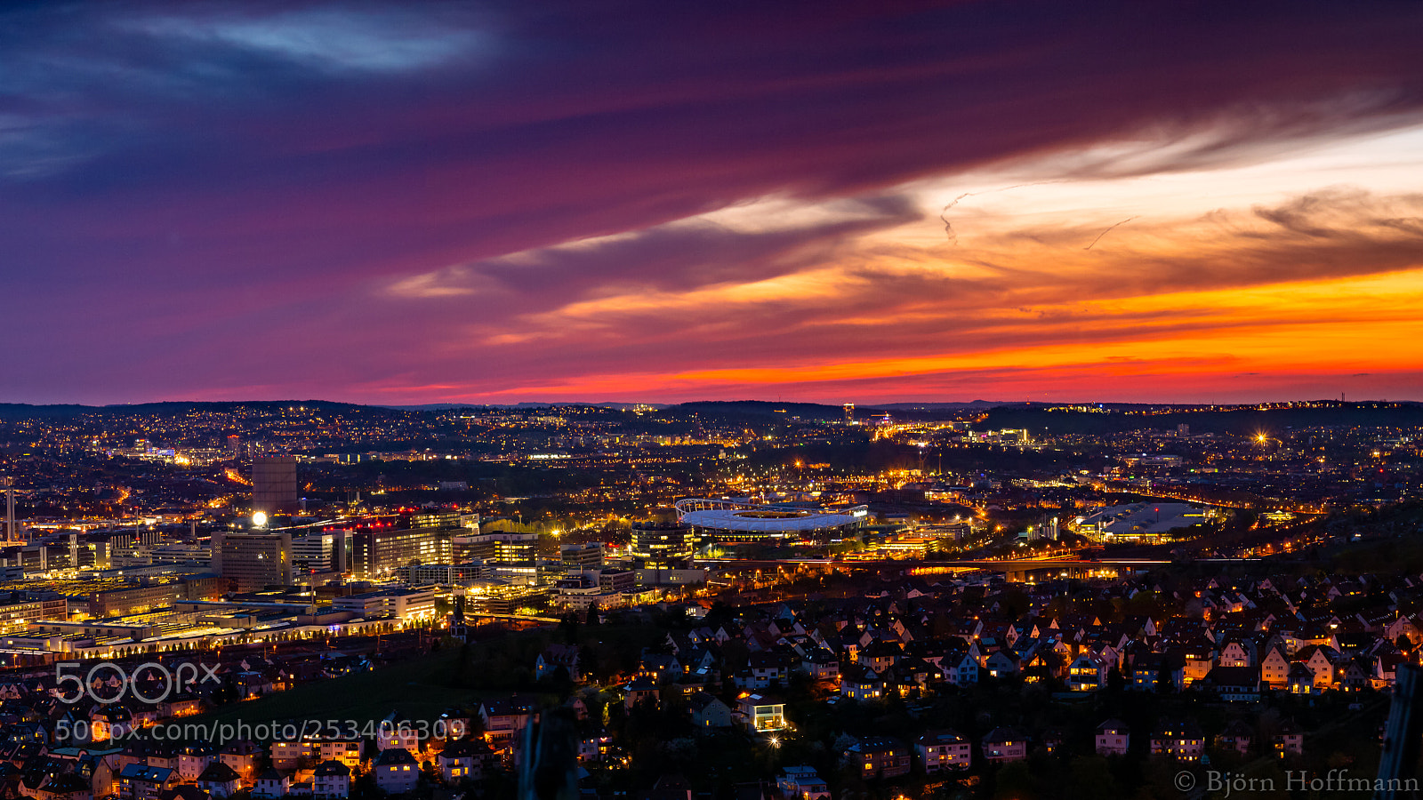 Sony a6000 sample photo. Stuttgart sunset photography