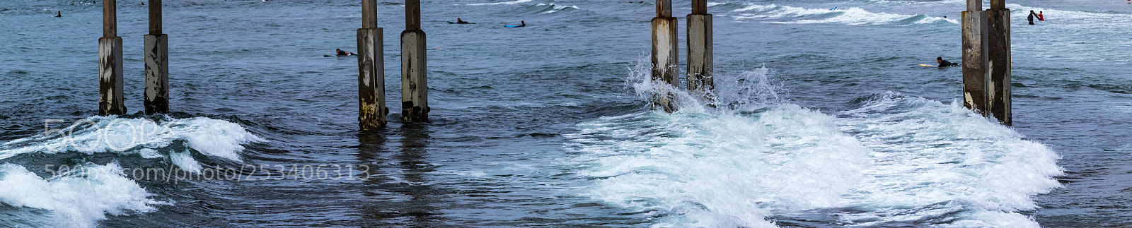Canon EOS 80D sample photo. Ocean beach under-pier photography