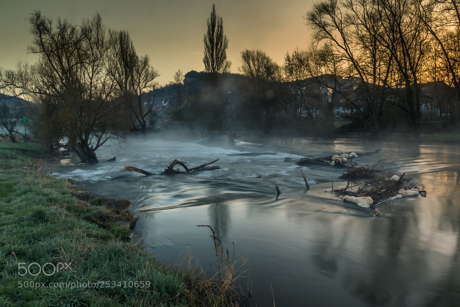 Canon EOS M50 (EOS Kiss M) sample photo. Sunrise at saale river photography