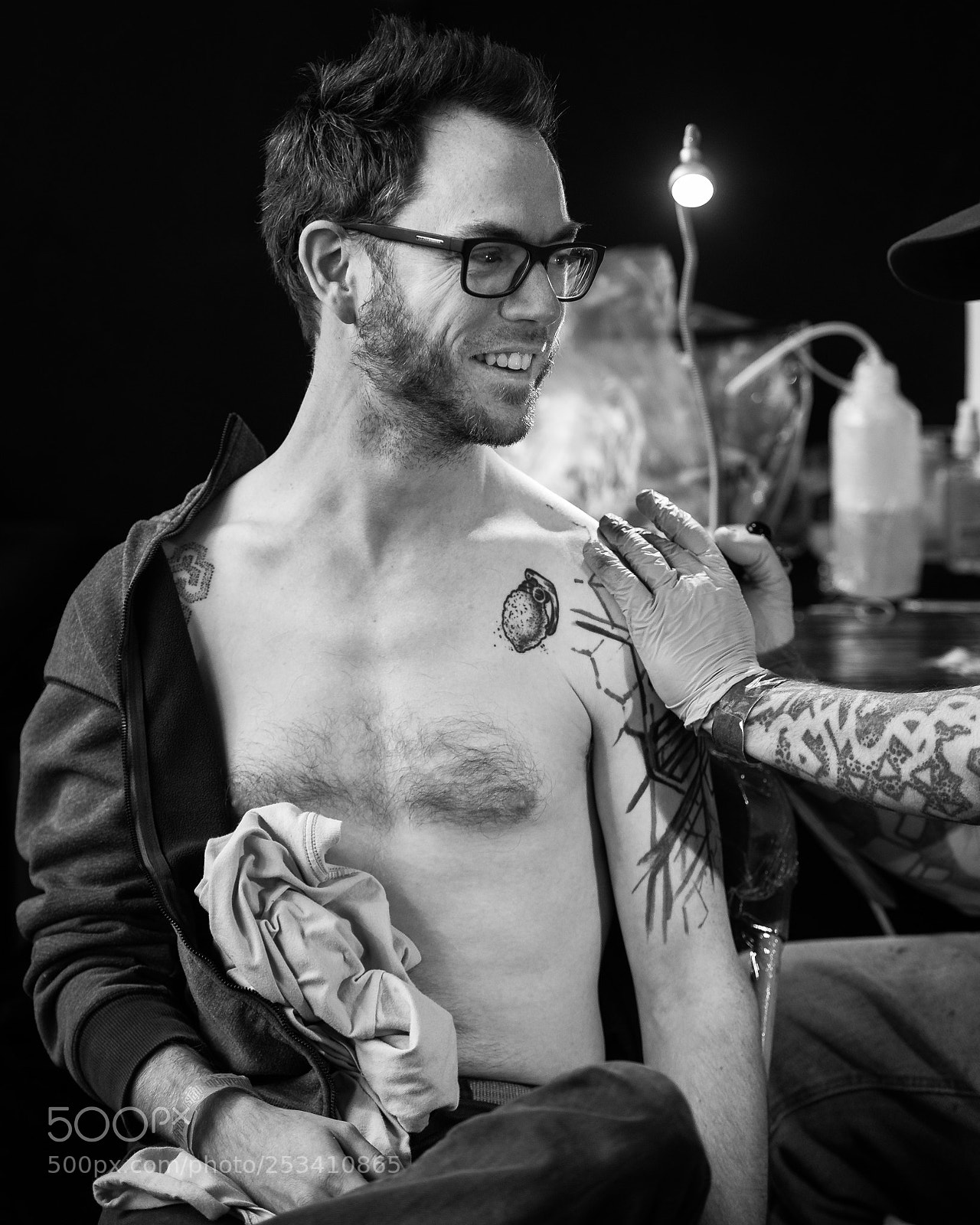 Nikon D4S sample photo. Happy tattoo photography