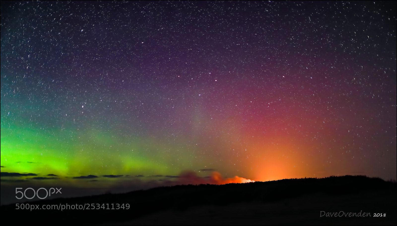 Canon EOS-1D X Mark II sample photo. Aurora meets muirburn photography