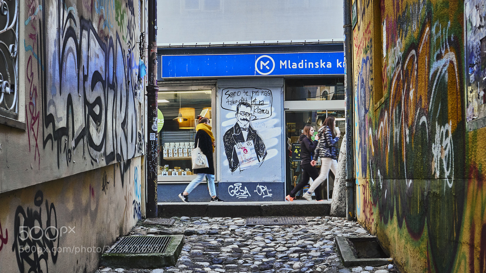 Sony a6500 sample photo. Alleys of ljubljana photography