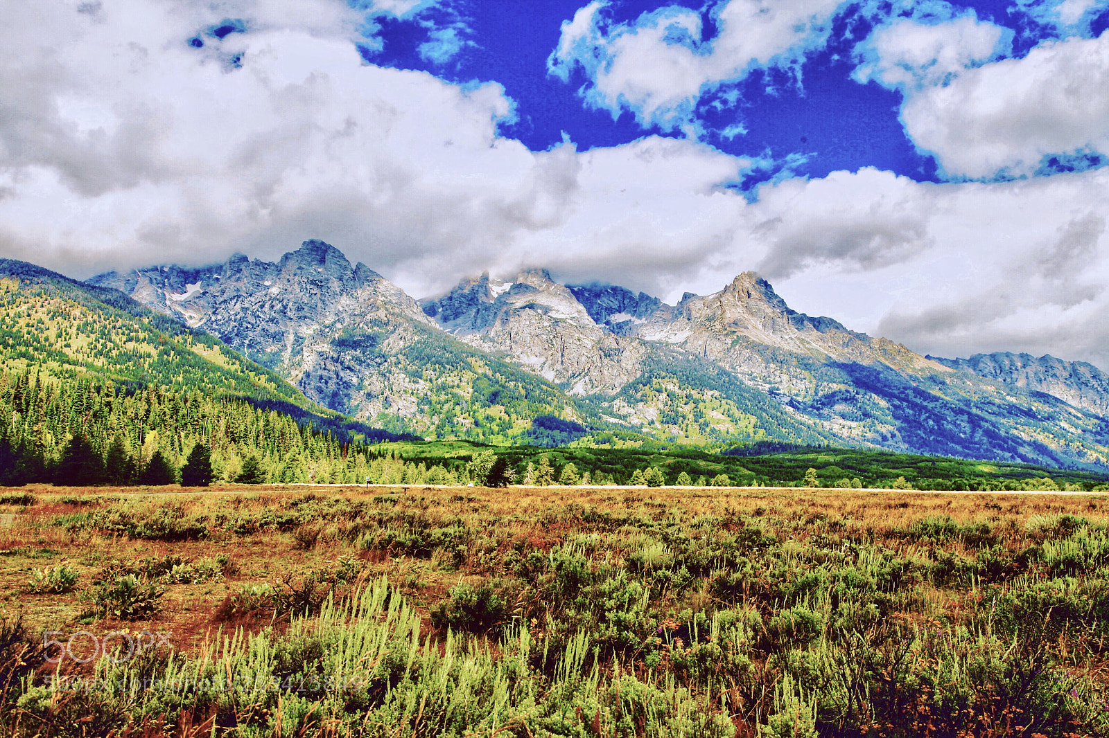 Canon EOS 5D Mark II sample photo. Grand teton photography