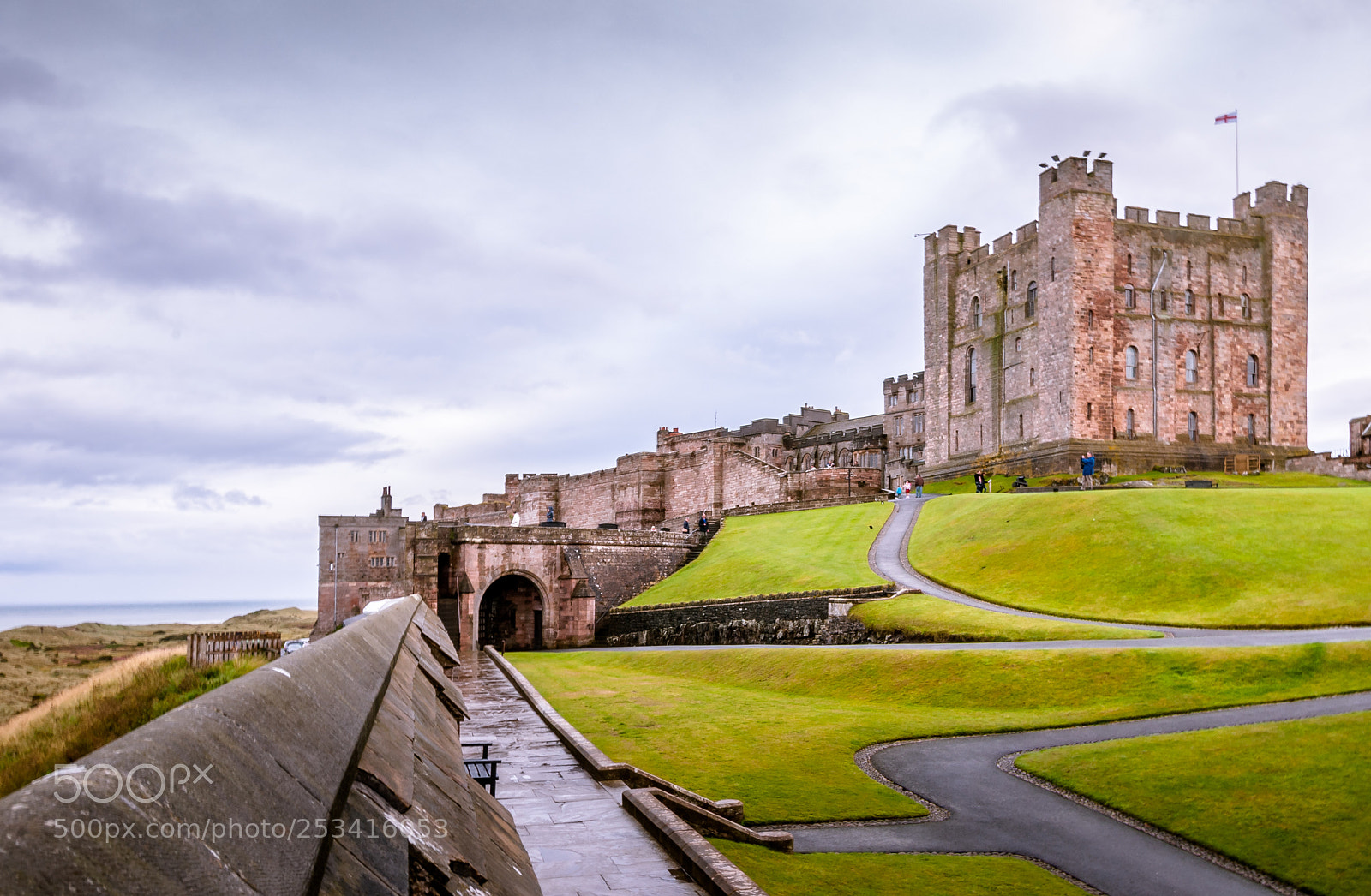 Nikon D80 sample photo. Bamburgh castle photography