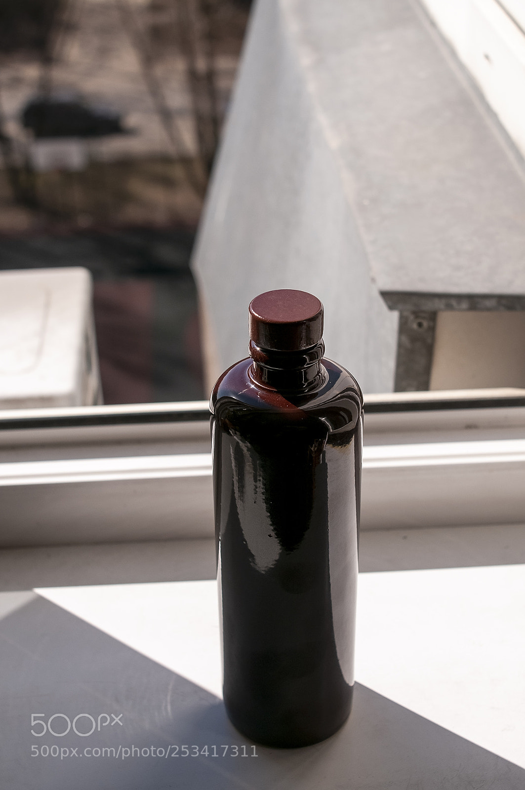 Nikon D300S sample photo. Bottle on the windowsill №2 photography
