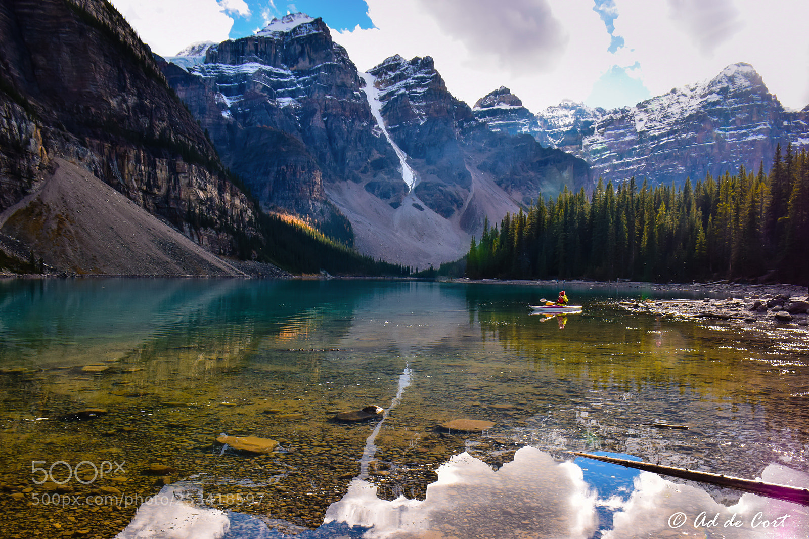 Nikon D5300 sample photo. Moraine lake, super reflections photography