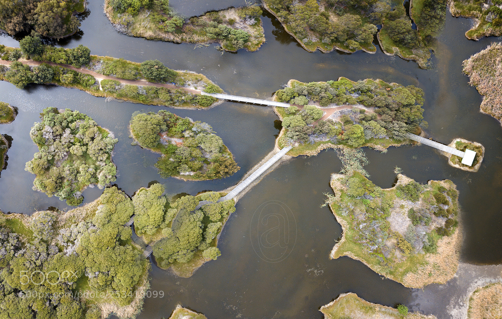 DJI FC220 sample photo. Wetlands: bunbury, western australia photography