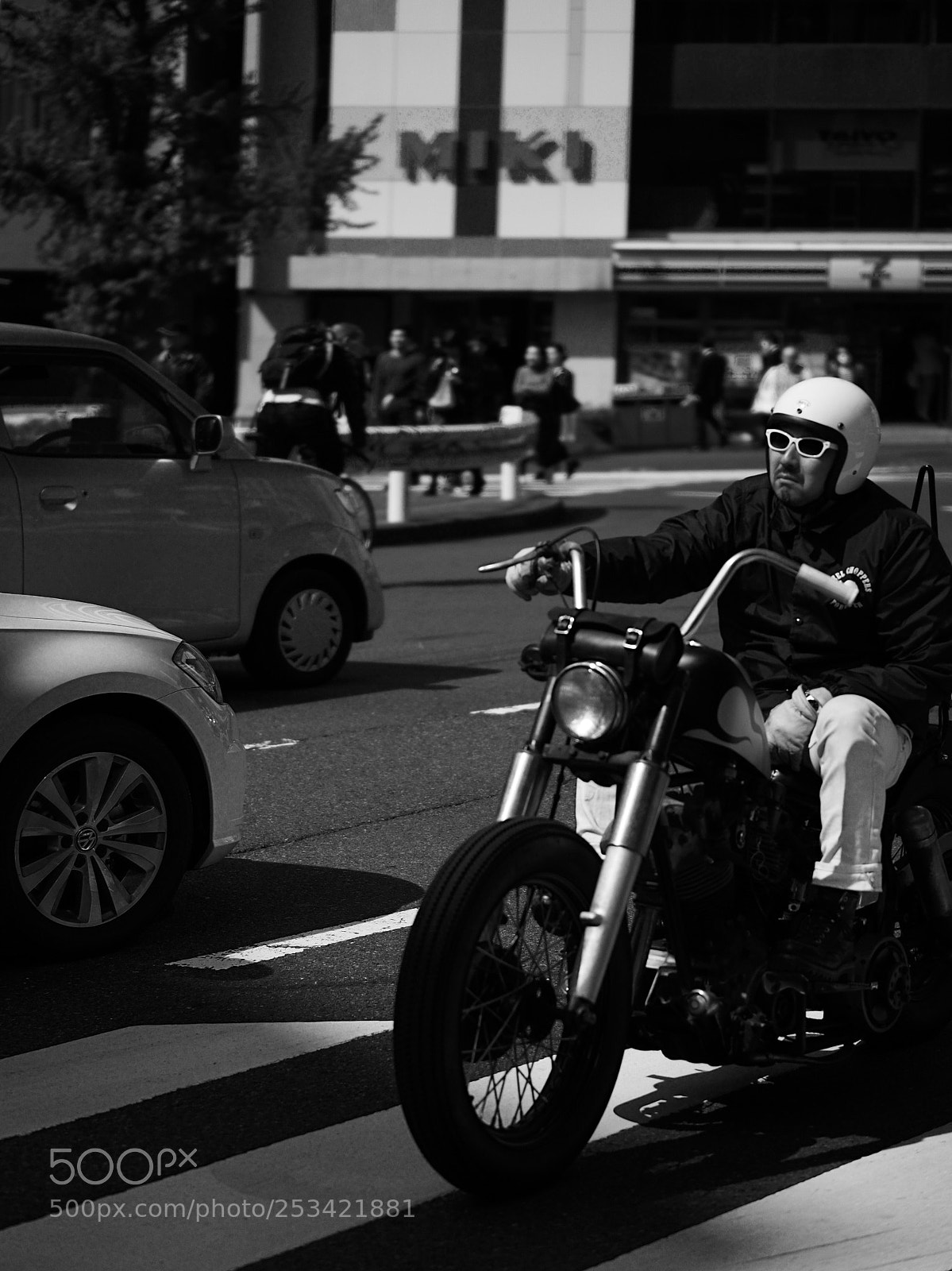 Olympus OM-D E-M1 sample photo. Biker photography