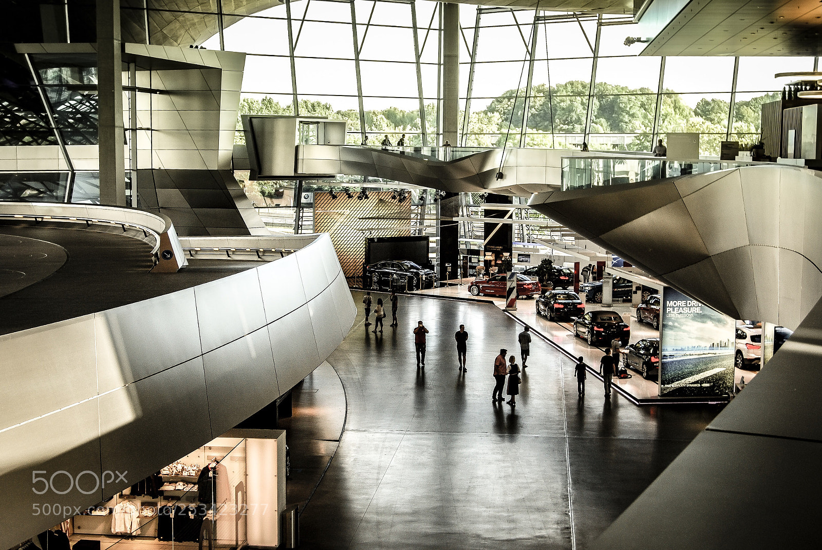 Nikon D60 sample photo. Bmw museum photography