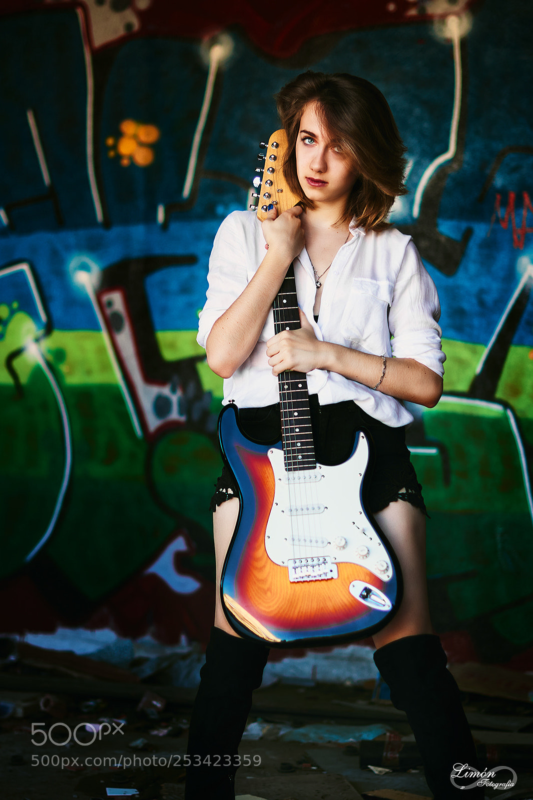 Nikon D7100 sample photo. Rock girl photography