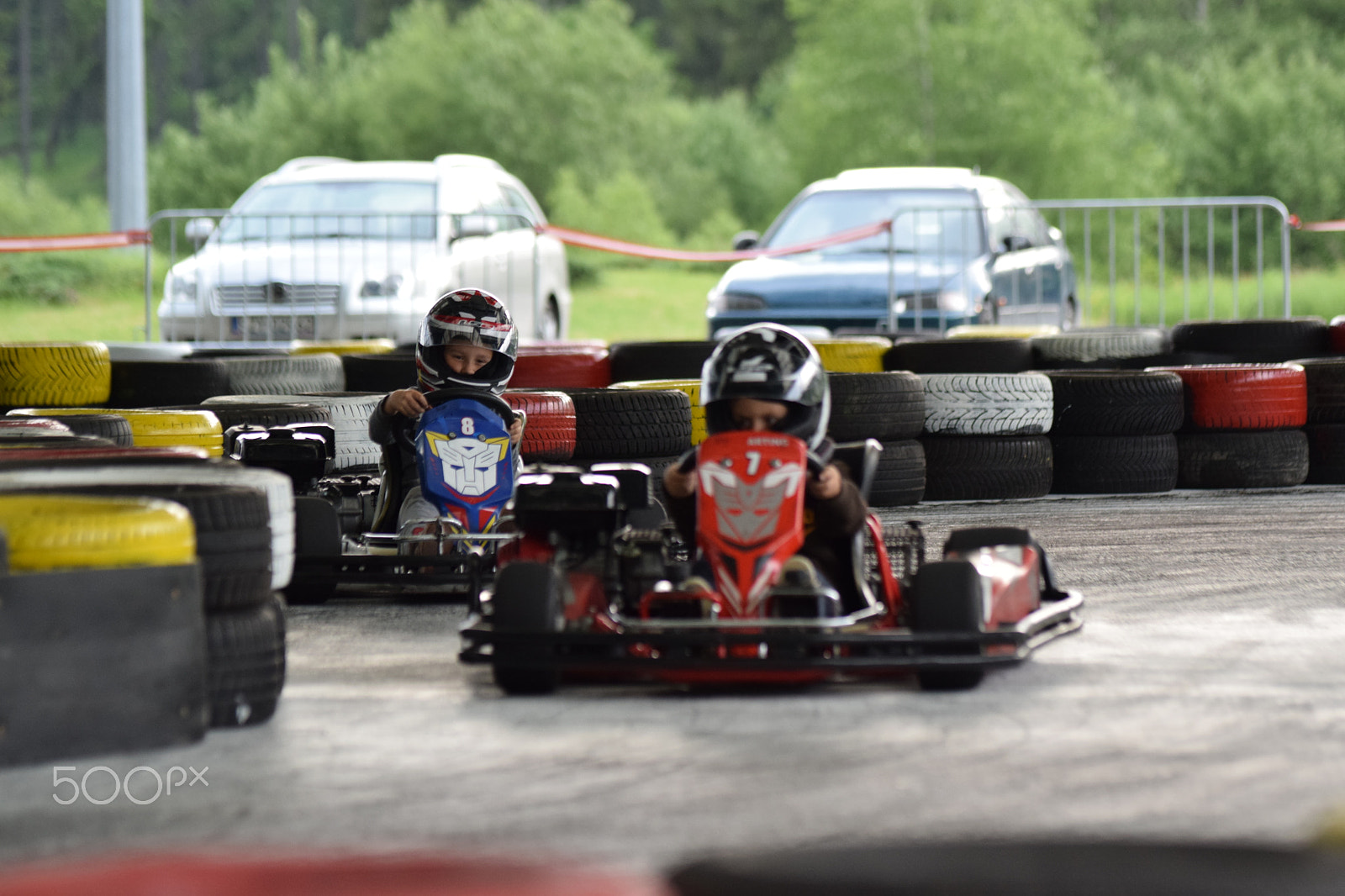 Nikon D3300 sample photo. Youngsters karting photography